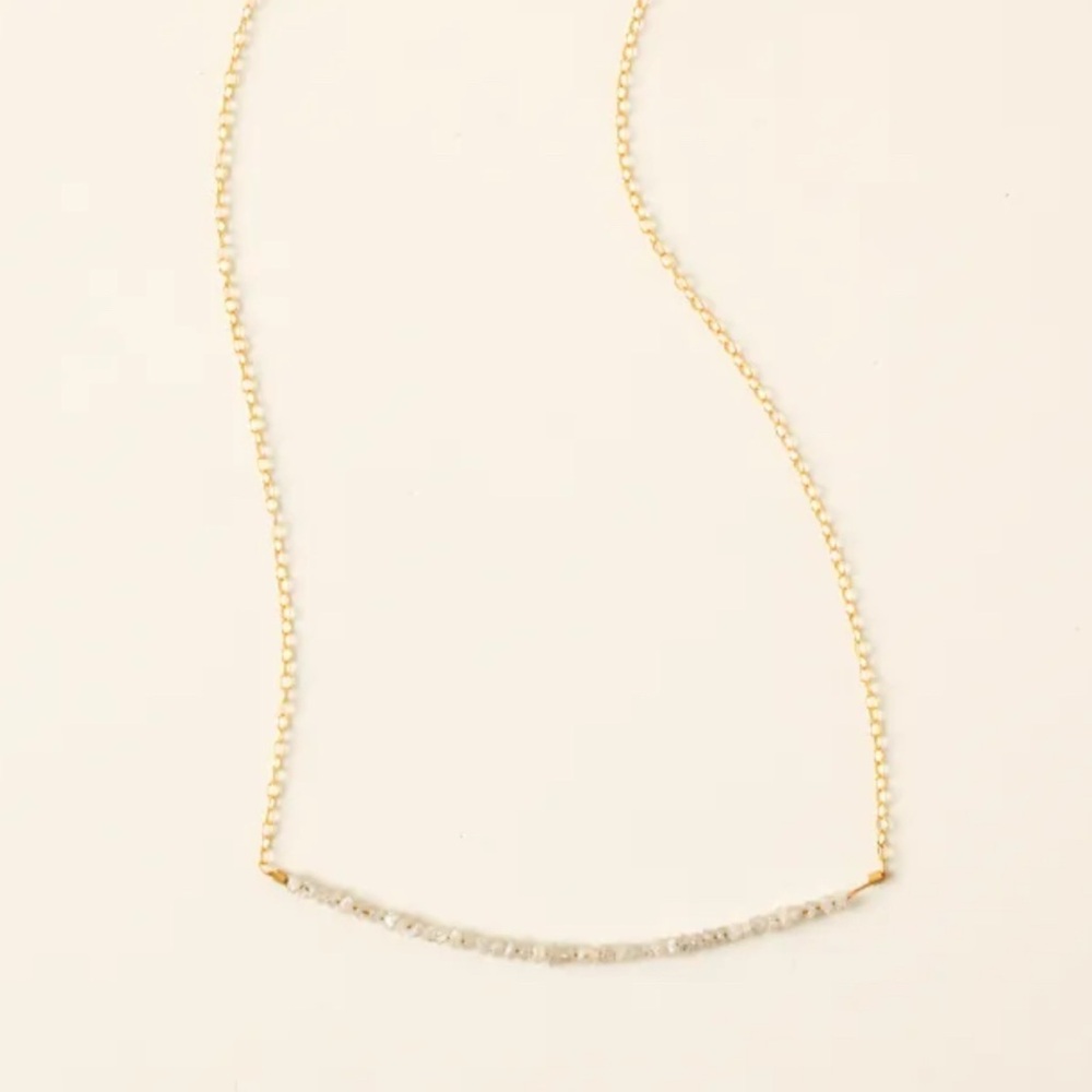 Ariana Ost Rough Diamond Necklace